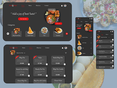 Food/Drink Menu UI app appdesign appui dailyui design fooddrinkmenu menu ui ux