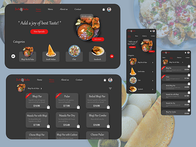 Food/Drink Menu UI