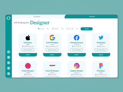 Job Listing UI