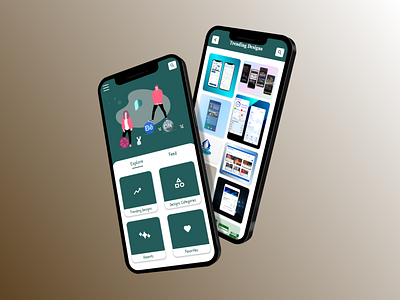 Trending UI app appdesign appui dailyui dailyui069 design trending ui ux