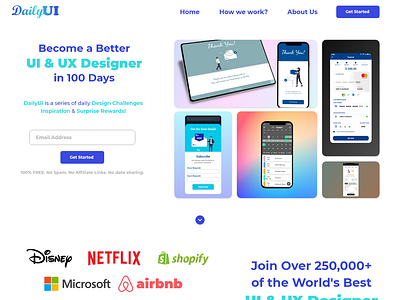 Redesign Daily UI
Landing Page