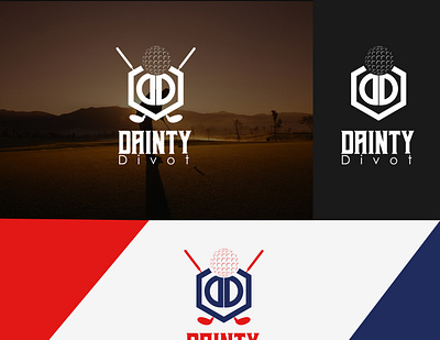 Golf sports logo design icon logo typography