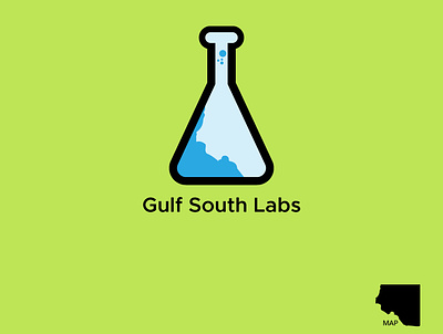 Logo design for Gulf South Labs creative design fiverr freelancer gulf icon illustration logo typography