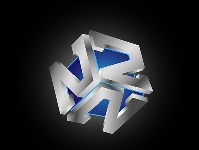 Z 3d animation branding cube design graphic design icon illustration logo motion graphics rubic