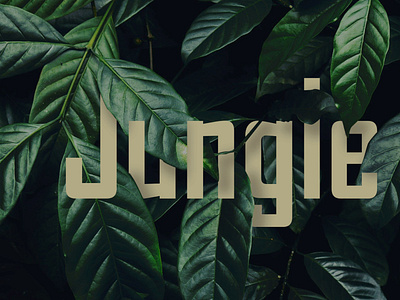 typography of the jungle by Ardi Ratode on Dribbble