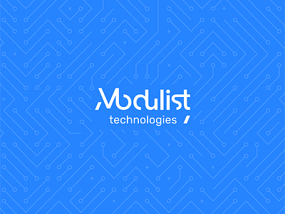 Modulist Technologies logo branding graphic design identity logo simple typography