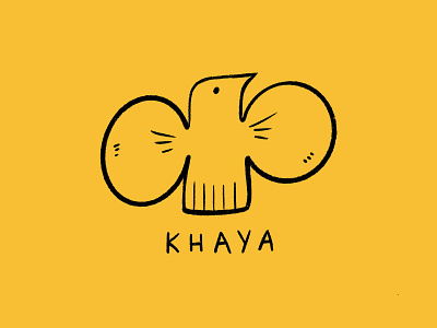Khaya Logo bird branding design graphic design identity illustration logo simple