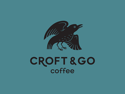 Croft & Go Logo brand identity branding coffee shop logo design graphic design identity illustration logo simple vector