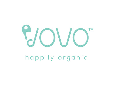 Vovo Happily Organic Logo branding design identity logo logo design logotype simple typography