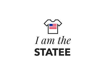 I am the Statee america flag latvia logo riga