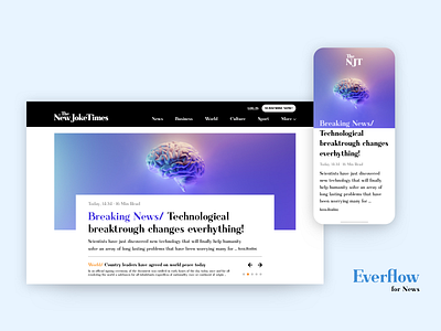 Everflow Typeface for News