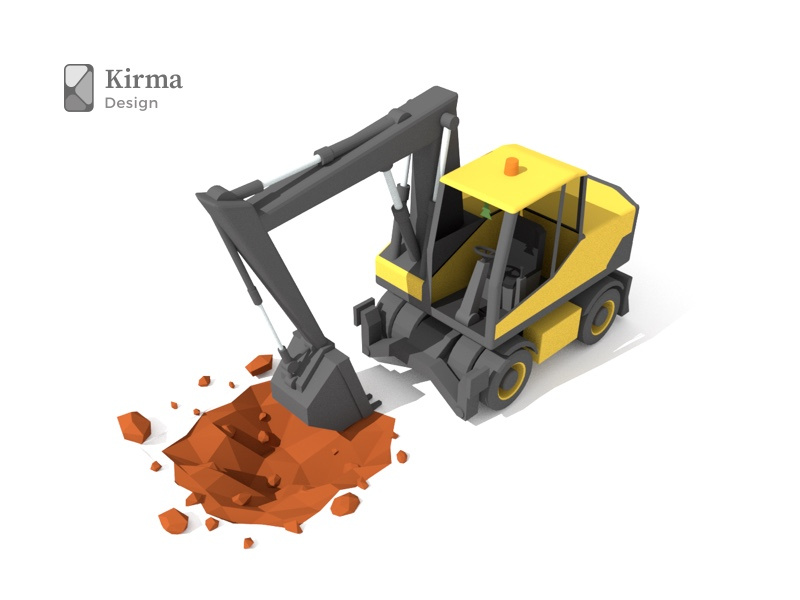 Excavator web