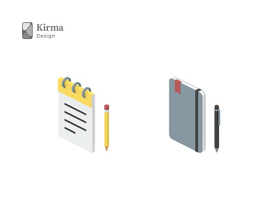 3D Notebooks 3d 3dart blender diary icon iconfinder iconset isometric latvia lowpoly notebook riga