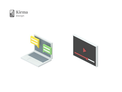 3d Icons 3d 3dart blender icon iconfinder iconset internet laptop latvia lowpoly riga video