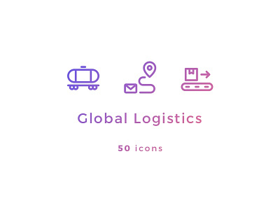 Global Logistics Icons