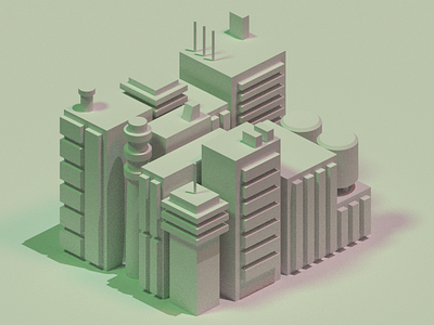 Study: City Shapes Render