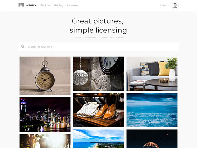 Picsonry Public Alpha creativecommons download free images marketplace picsonry picture website