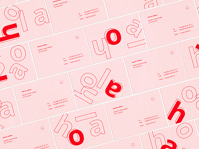 Hola business cards branding business cards cards identity letterpress logo typography