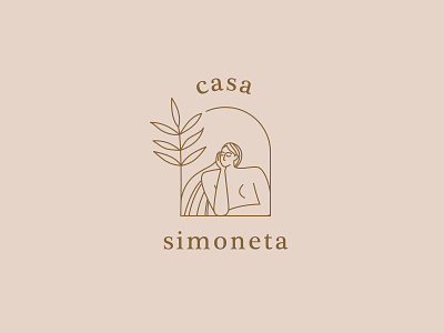 Casa Simoneta ⎥ Logo brand branding font geometric identity illustration logo logotype minimal serif shapes typeface vector