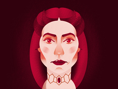 Lady Melisandre character games of heads gamesofthrones got illustration melisandre playoff portrait