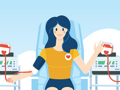 World Blood Donor Day blood character donor flat illustration vk.com vkontakte