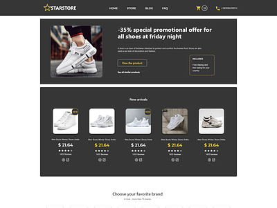 Roicco template design e commerce interface ui ux web