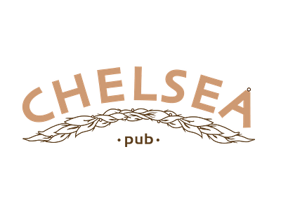 Logo Chelsea Pub beer logo pub