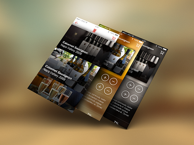 Update Wine App Screens