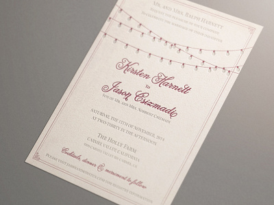 Wedding Invitation