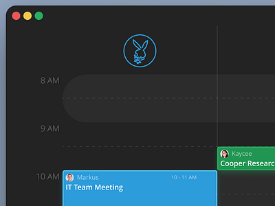 Meeting Room Calendar Concept