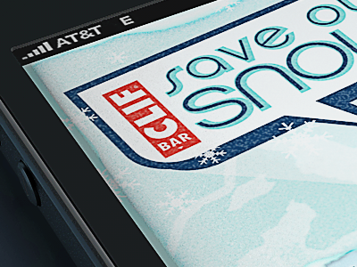 Save Our Snow iPhone App app c4d iphone render