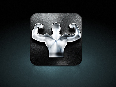Metal Muscle Man app gym icon