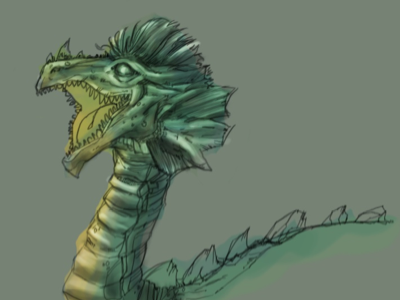 Dragon WIP illus illustration photoshop