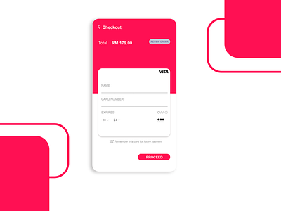 #DailyUI 002 (Credit Card Checkout)