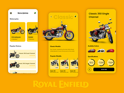 Royal Enfield Store Mobile Exploration