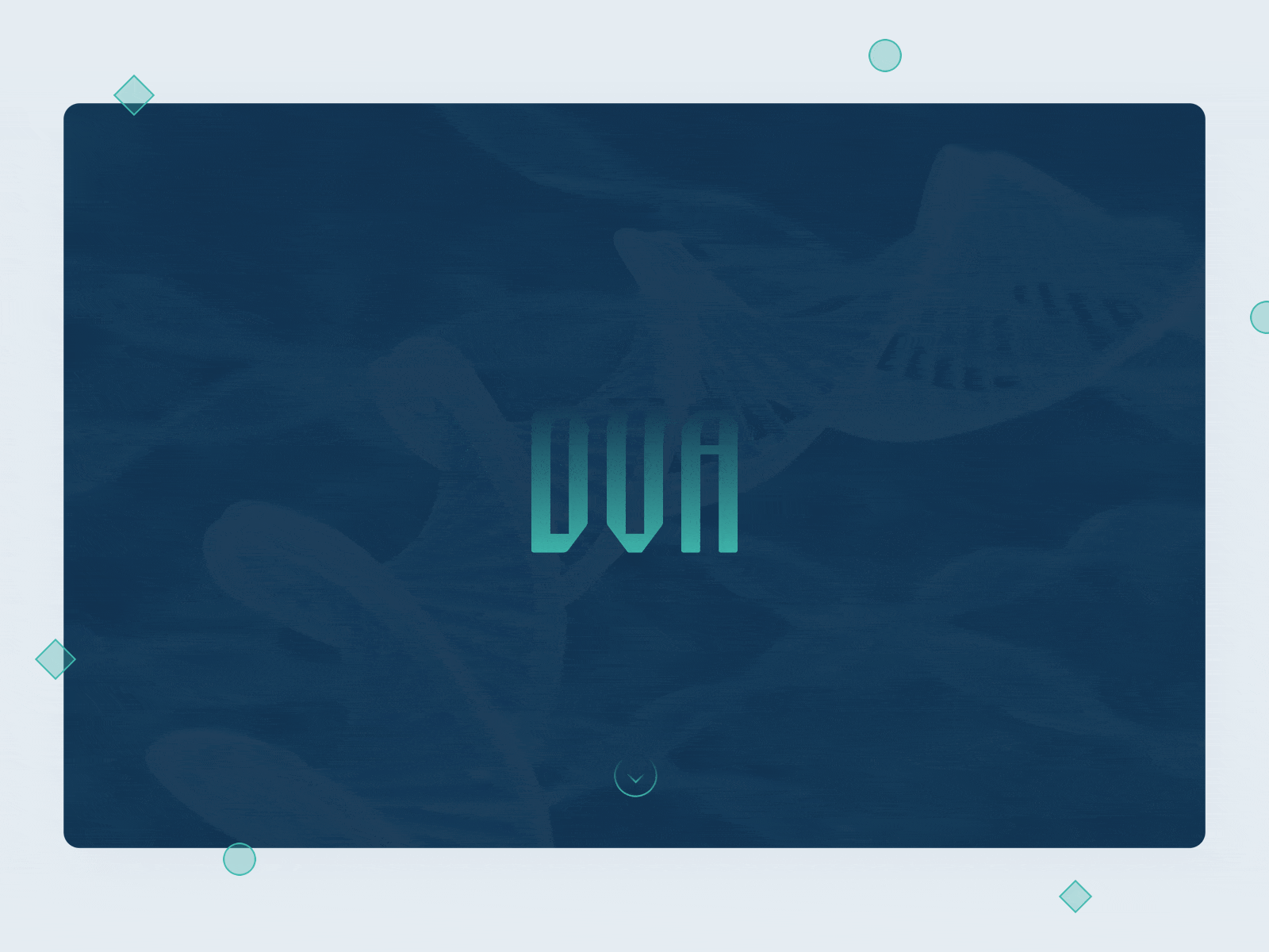 DVA Website and Logo animation data design graphic interface logo typography ui ux value web