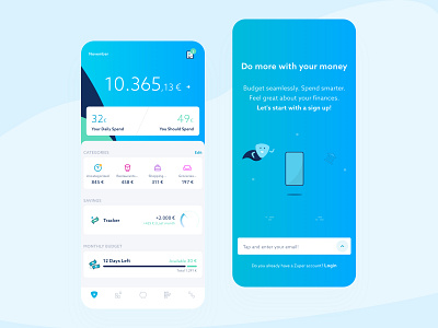 Zuper! app design design app digitalbank digitaldesign finance illustration interface mobile signup sketch startup ui ux webdesign