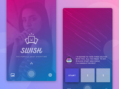 Swish app ai app application design icons interface logo photography smartphone startup swish user