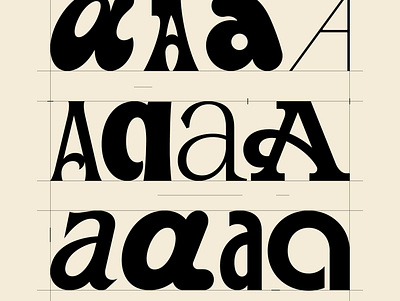 Lettering an "A" adobe branding design lettering script vector