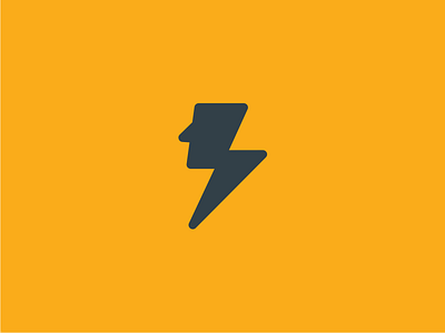 Bolt Human bolt brand community electric energy flash human idea light live logo people spark volt