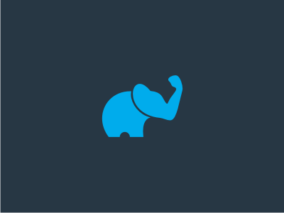 Active Recovery adventure animal biceps flex brand elephant elephants gym logo strength travel