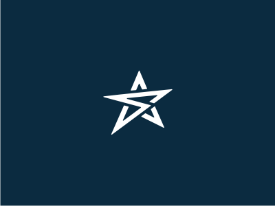 Starover brand letter lettermark logo mark minimalist monogram s simplicity sport star