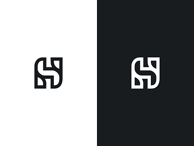 HS / SH brand h logo hs initial letter lettermark logo mark monogram s sh