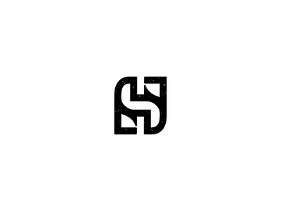 HS / SH monogram brand h h logo hs initial letter lettermark logo mark monogram sh