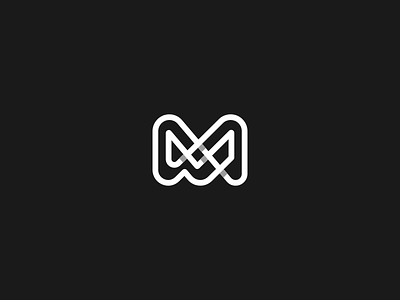 M monogram brand lettermark logo m logo m symbol minimal minimalist monogram