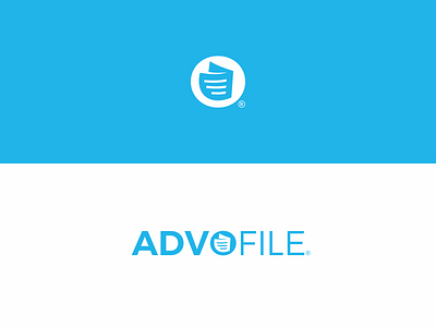 Advofile brand document file legal service lettermark logo logotype mark minimalist simple symbol wordmark