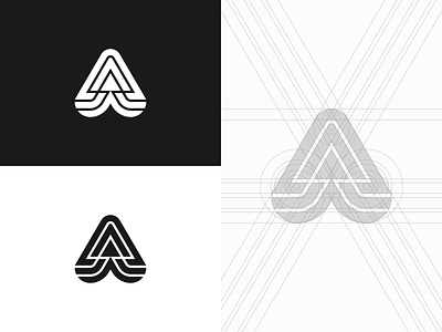 A arrow a logo arrow brand lettermark logo logotype mark minimal minimalist monogram speed symbol up