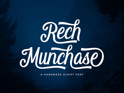 Rech Munchase Font