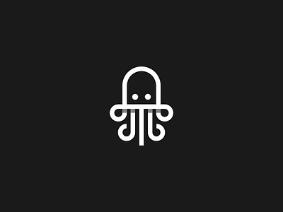 T octopus animal brand ink letter lettermark logo mark minimal minimalist monogram octopus smart squid symbol t t logo