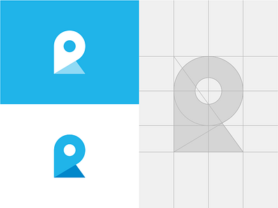 R pin brand branding finder letter lettermark local locate logo logotype map mark minimal minimalist monogram pin place r symbol